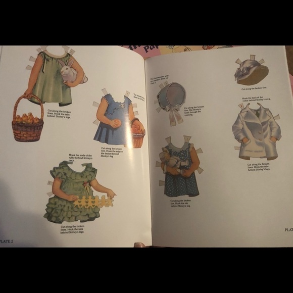 Original Shirley Temple Paper Dolls In Full Color Doll Clothing Collector Dream - Picture 6 of 9